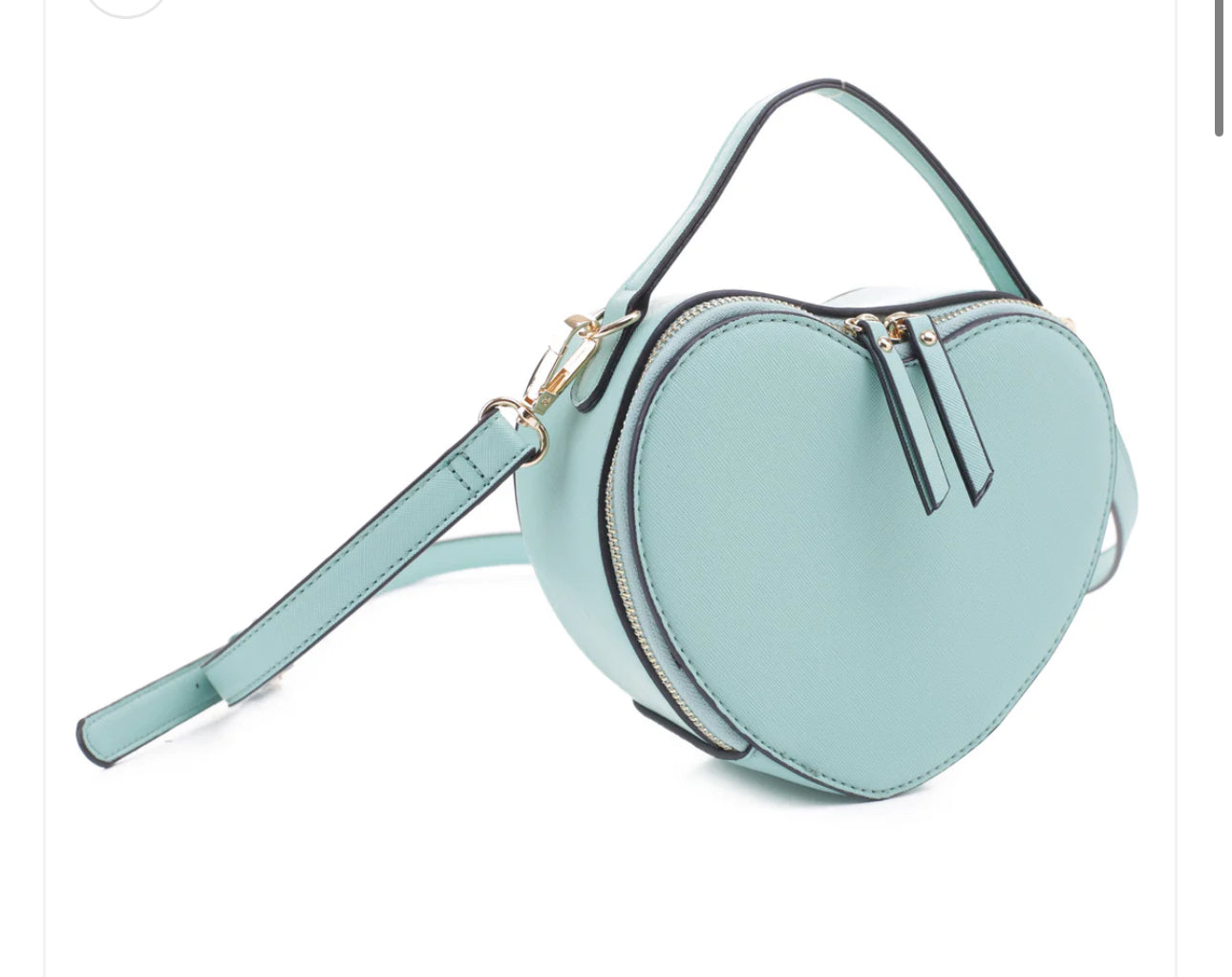Bride blue heart bag !