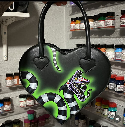 One sided BJ heart bag