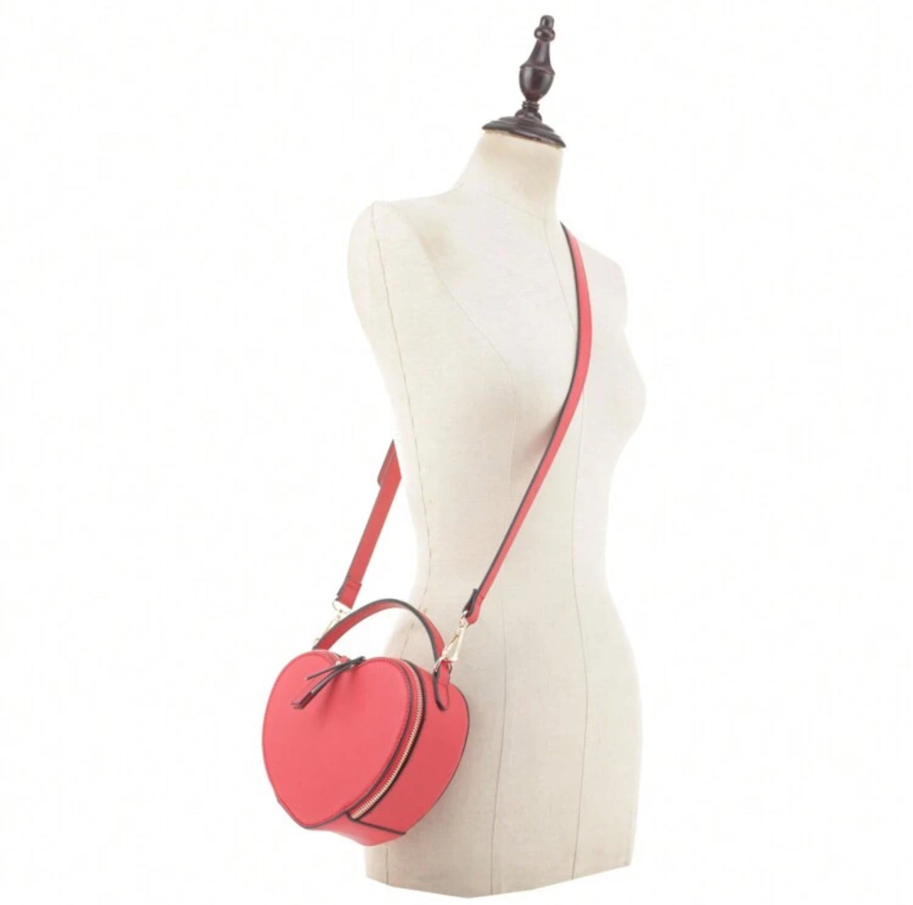 Art heart purse