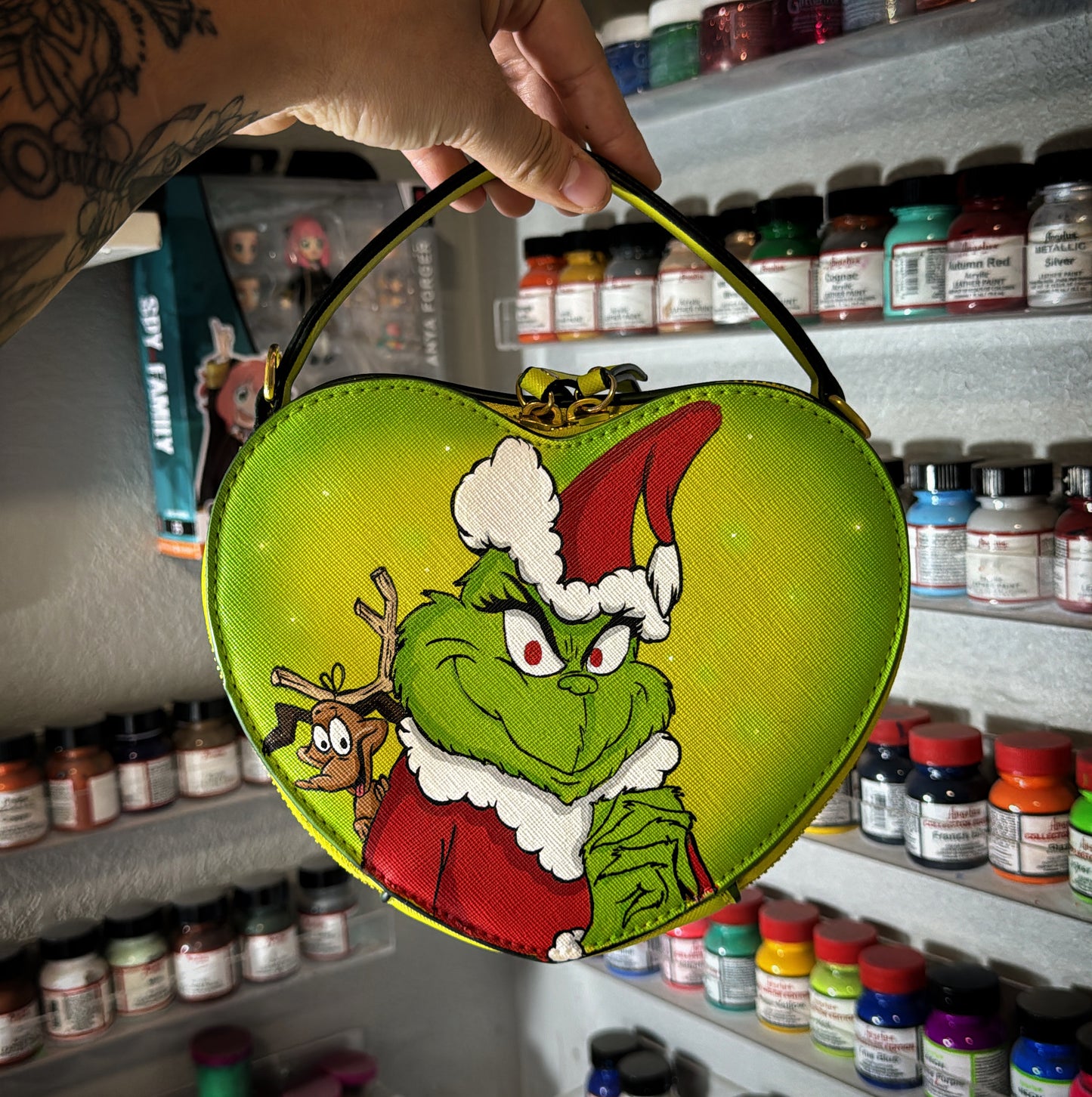 Christmas heart bag