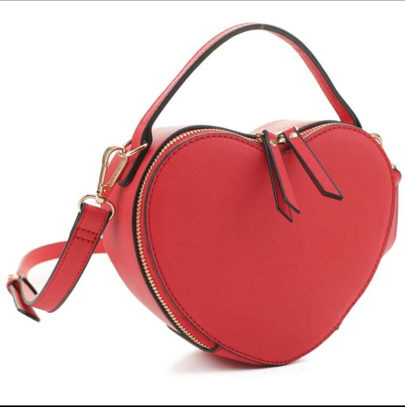 Art heart purse